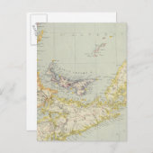 ニューブルズウィック州プリンスエドワード島ノバスコシア ポストカード (正面/裏面)