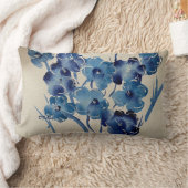 ニューブルーポピーズ装飾用クッション ランバークッション (ブランケット)