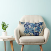 ニューブルーポピーズ装飾用クッション ランバークッション (椅子)