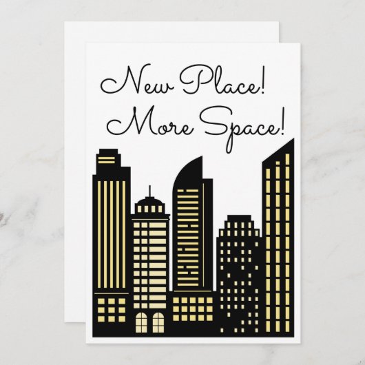 ニュープレイスモア宇宙ニューアパートメントアナウンスメント 案内状 (正面/裏面)