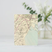 ニューヘブンの地図 ポストカード (スタンド正面)