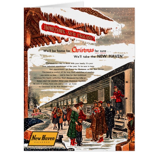 ニューヘブンの鉄道クリスマス1947年 (正面)