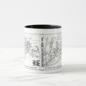 ニューヘブンの鉄道1956地図 マグカップ (中央)