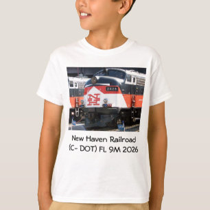 ニューヘブンの鉄道(C-の点) FL 9M 2026年 Tシャツ