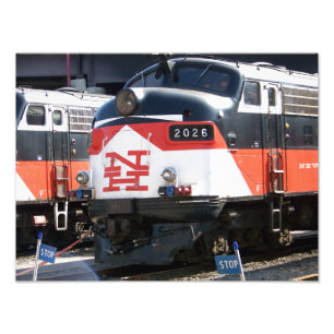 ニューヘブンの鉄道、C-の点FL 9M 2026年の写真のプリント フォトプリント