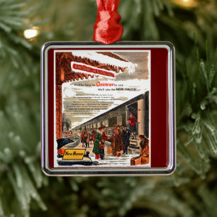 ニューヘブン鉄道クリスマス1947オーナメント メタルオーナメント