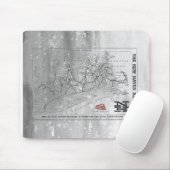 ニューヘブン鉄道1956の地図 マウスパッド (マウス)