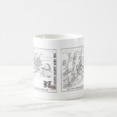 ニューヘブン鉄道1956年地図コーヒーマグ コーヒーマグカップ (中央)