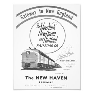 ニューヘブン鉄道 – ニューイングランドへのゲートウェイ1950 フォトプリント