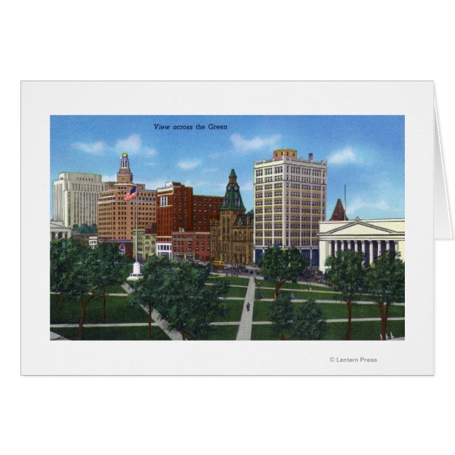 ニューヘブン、緑の向こうからCTView (正面横)