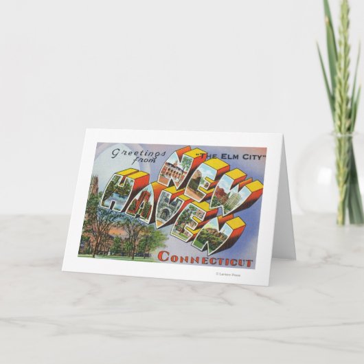 ニューヘブン、CTからの挨拶 カード (正面)