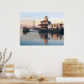 ニューベイスンカナルライトハウスニューオーリンズ ポスター (キッチン)