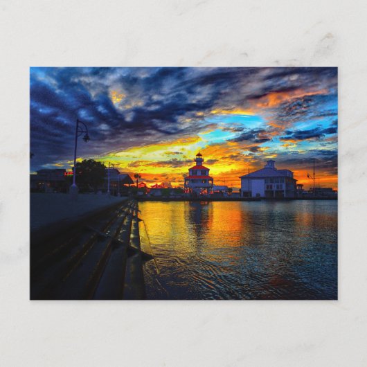 ニューベイスンカナルライトハウスハガキ ポストカード (正面)