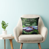 ニューベジニングスバタフライ感動的引用文  クッション (椅子)