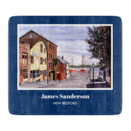 ニューベッドフォードマサチューセッツ絵画ニューイングランド カッティングボード