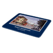 ニューベッドフォードマサチューセッツ絵画ニューイングランド カッティングボード (角)