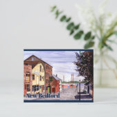 ニューベッドフォードマサチューセッツ絵画ニューイングランド ポストカード (スタンド正面)