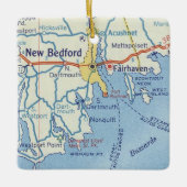 ニューベッドフォードMA セラミックオーナメント (正面)