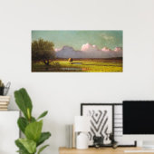 ニューベリーマーシュズ – マーティンヘードファインアートポスター ポスター (ホームオフィス)