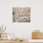 ニューベルギー、「Atlas Contrictus」からのプレートc.1671 ポスター (キッチン)