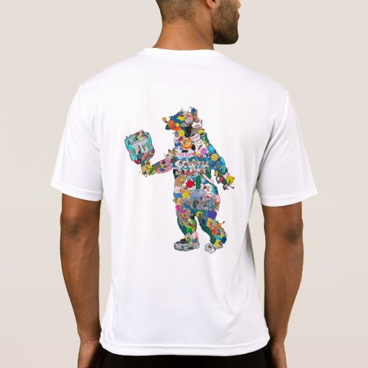 ニューベルンピックルボールベア Tシャツ (裏面)