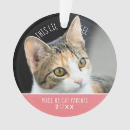 ニューペット初めてのクリスマスキャットキッテンフォトホリデー オーナメント