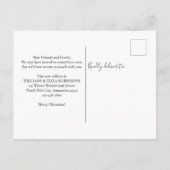 ニューホおもしろいームクリスマスホリデーサンタムービング 案内ポストカード (裏面)