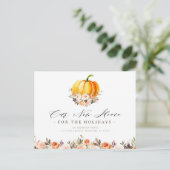 ニューホリデーホーム，感謝祭の引っ越しはがき ポストカード (スタンド正面)