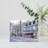 ニューホープ,ペンシルバニア1970ザナットハウスフッジ ポストカード (スタンド正面)