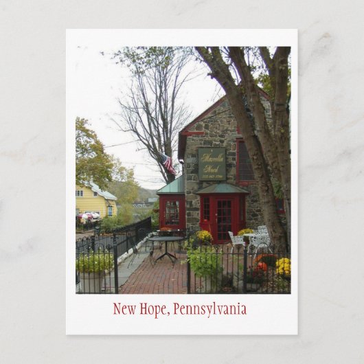 ニューホープ,ペンシルバニア ポストカード (正面)