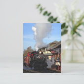 ニューホープPA – 蒸気列車での秋のエクスカーション ポストカード (スタンド正面)