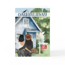 ニューホームおめでとうアジアンアメリカンLesbianカップル