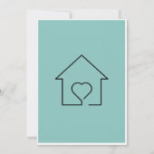 ニューホームお祝い招待状 招待状 (裏面)