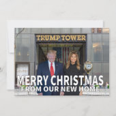 ニューホームからのメリークリスマス シーズンカード (正面)