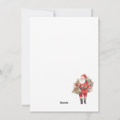 ニューホームでクリスマス1回目 シーズンカード (裏面)