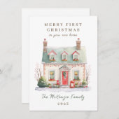 ニューホームでクリスマス1回目 シーズンカード (正面/裏面)