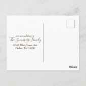 ニューホームのお知らせ カクタス デザート サボテン ポストカード (裏面)