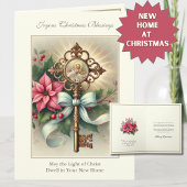 ニューホームアットクリスマスフローラ宗教 シーズンカード