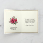 ニューホームアットクリスマスフローラ宗教 シーズンカード (内部)