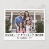 ニューホームアドベンチャーシンプルスクリプト2写真新年 シーズンポストカード (正面)