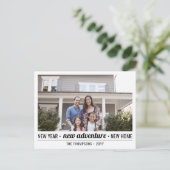 ニューホームアドベンチャーモダンスクリプト2写真新年 シーズンポストカード (スタンド正面)