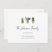 ニューホームアドレスニュールーツハウス温暖化植物 ポストカード (正面/裏面)