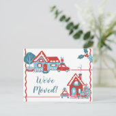 ニューホームアドレスホリデイウェムムーブドレトロヴィンテージ 案内ポストカード (スタンド正面)