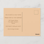 ニューホームアドレスムービングオータムカントリービレッジアート ポストカード (裏面)