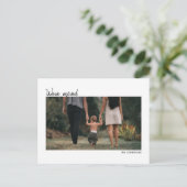 ニューホームアドレス引っ越しましたハウスウォーミングフォト ポストカード (スタンド正面)