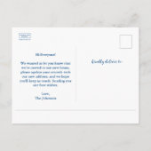 ニューホームアナポリスメリーランドの地図を移動 案内ポストカード (裏面)