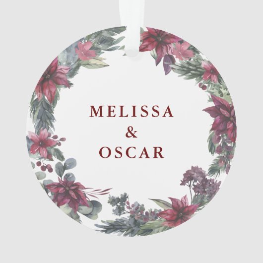 ニューホームアワーズ初めてのクリスマスフローラホリデイ オーナメント (裏面)