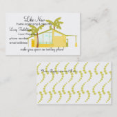 ニューホームインザパームズ 予約カード (正面/裏面)