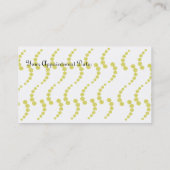 ニューホームインザパームズ 予約カード (裏面)