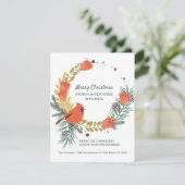 ニューホームインフロリダストロベリークリスマスリース 案内状 (スタンド正面)